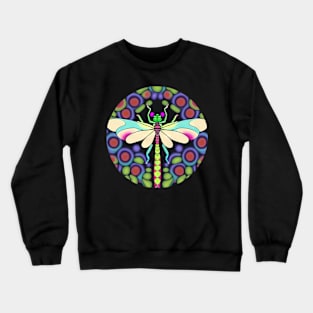 Dragonfly: Beautiful, colorful, and ornate | Crewneck Sweatshirt